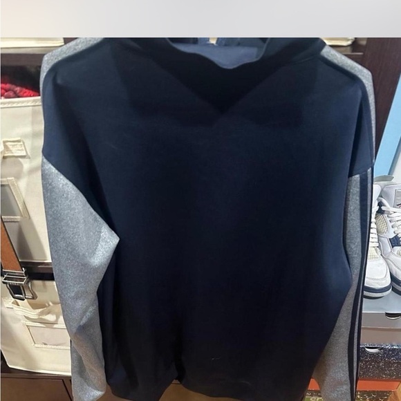 Adidas Men's Two-Tone Gray and Navy Jacket - Picture 2 of 7